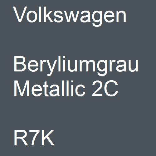 Volkswagen, Beryliumgrau Metallic 2C, R7K.